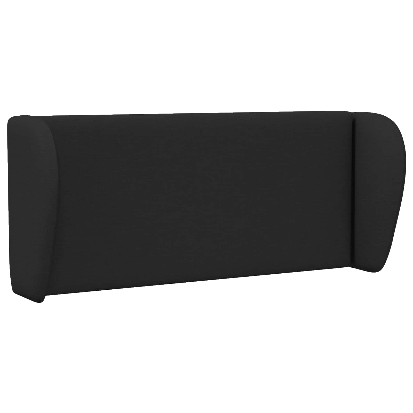 Uši Čela Postele Černá 40 X 23 X 6 Cm Textil