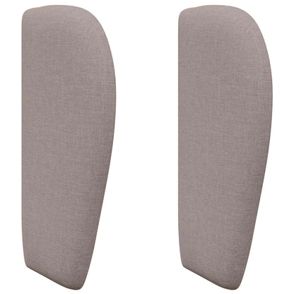 Uši Čela Postele Taupe 40 X 23 X 6 Cm Textil
