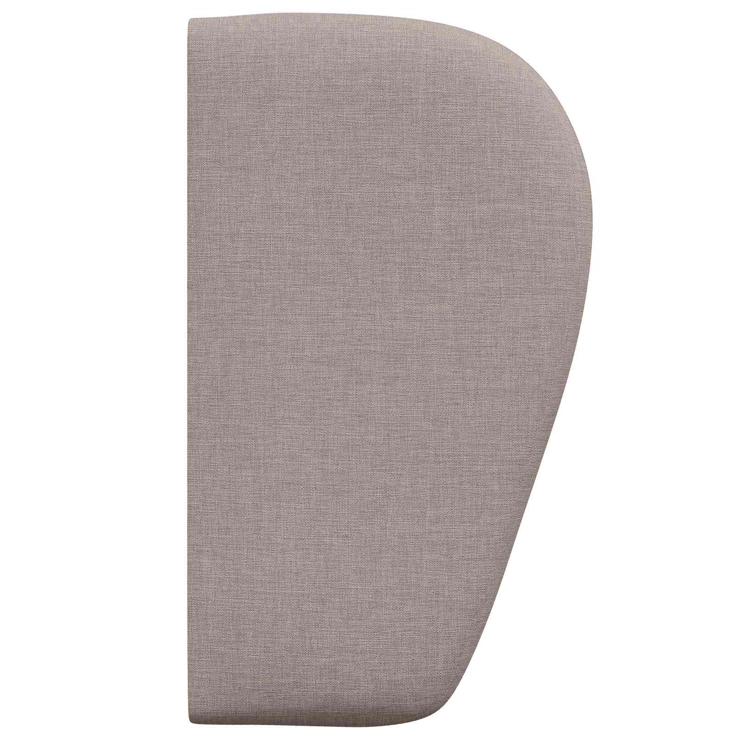Uši Čela Postele Taupe 40 X 23 X 6 Cm Textil