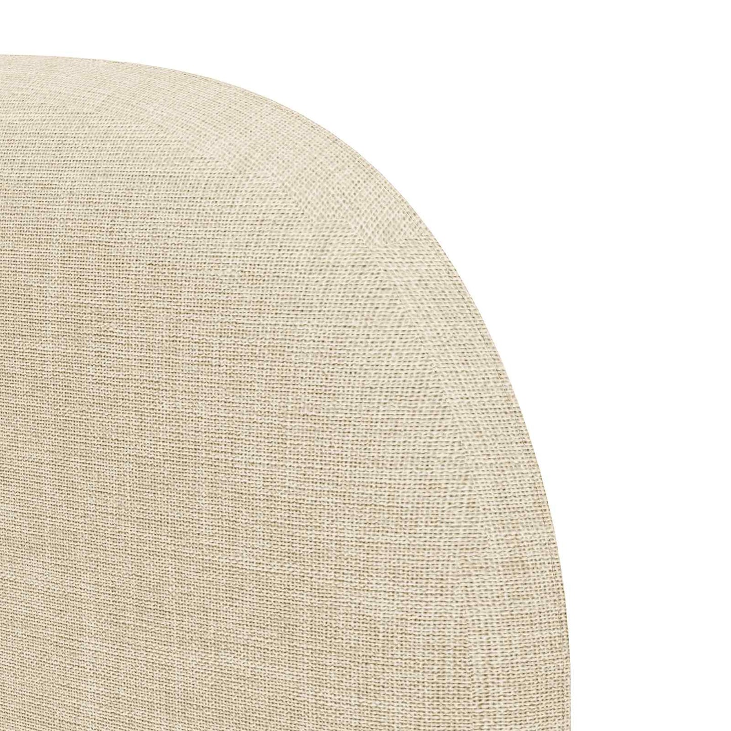Uši Čela Postele Krémová 40 X 23 X 6 Cm Textil