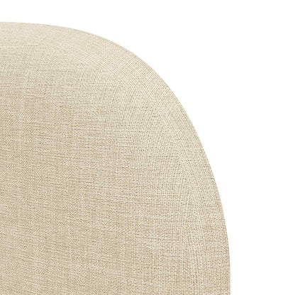Uši Čela Postele Krémová 40 X 23 X 6 Cm Textil
