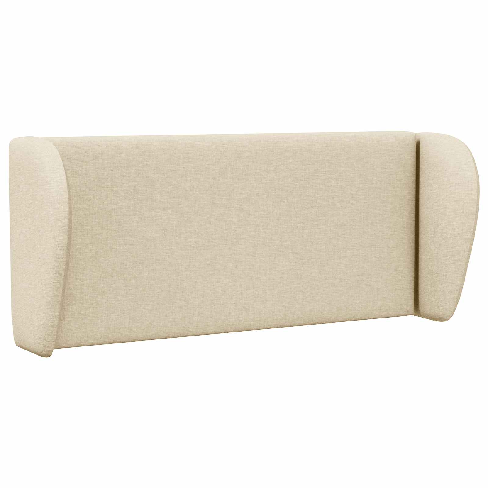 Uši Čela Postele Krémová 40 X 23 X 6 Cm Textil