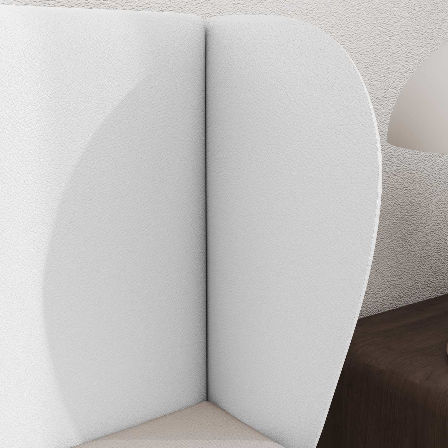 Uši Čela Postele Bílá 40 X 23 X 6 Cm Pvc