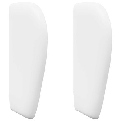 Uši Čela Postele Bílá 40 X 23 X 6 Cm Pvc