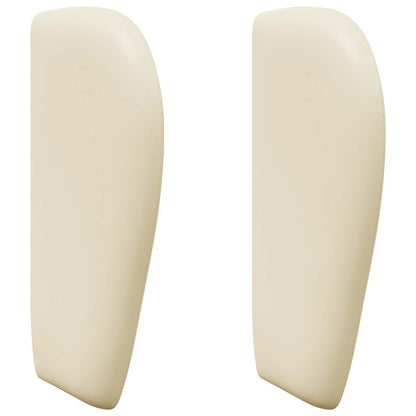 Uši Čela Postele Krémová 40 X 23 X 6 Cm Pvc