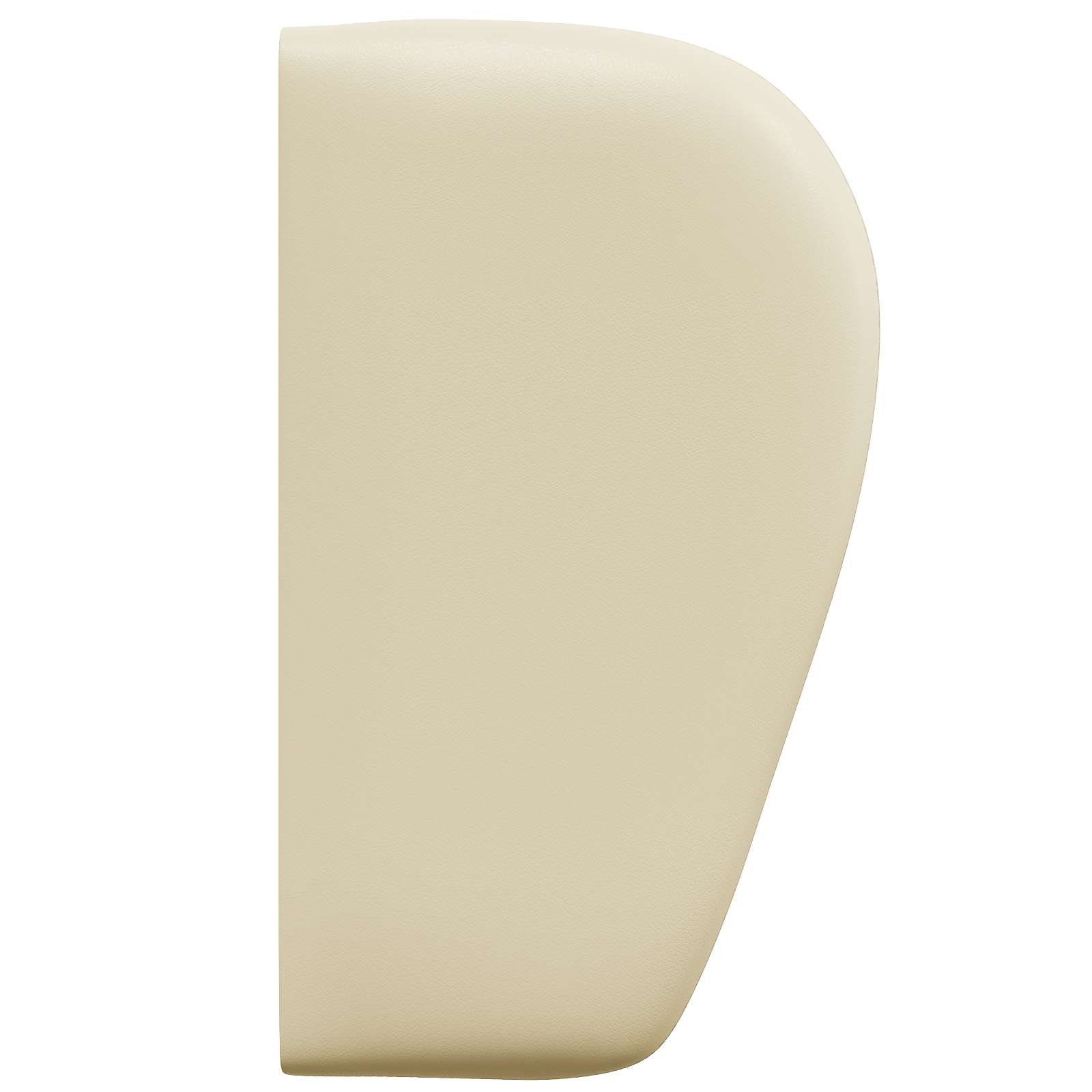 Uši Čela Postele Krémová 40 X 23 X 6 Cm Pvc
