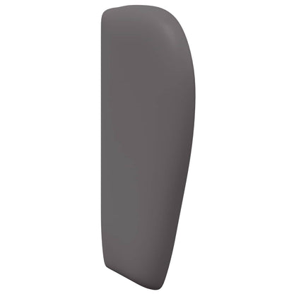 Uši Čela Postele Tmavě Šedá 40 X 23 X 6 Cm Pvc