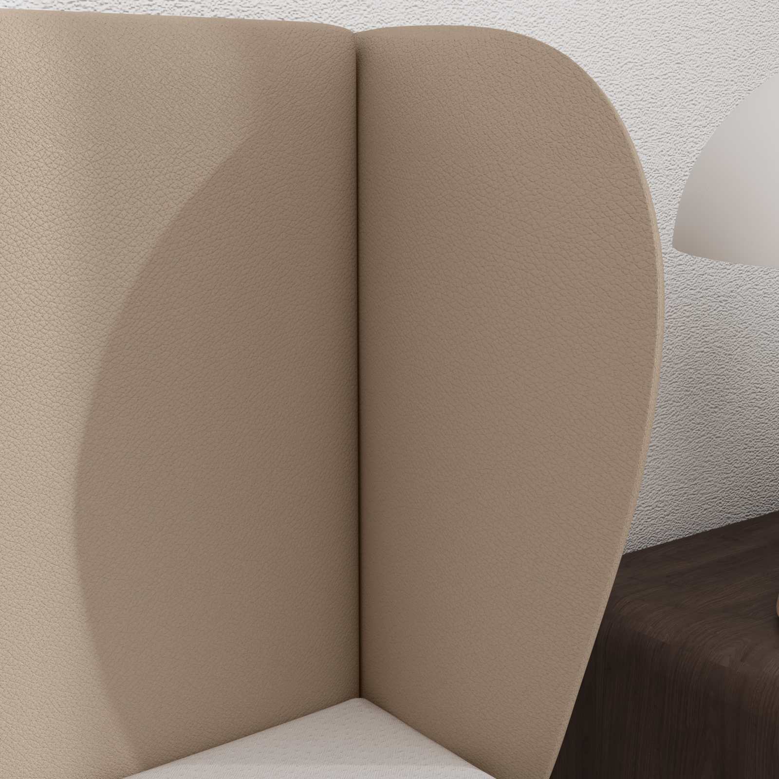 Uši Čela Postele Žlutohnědá 40 X 23 X 6 Cm Pvc