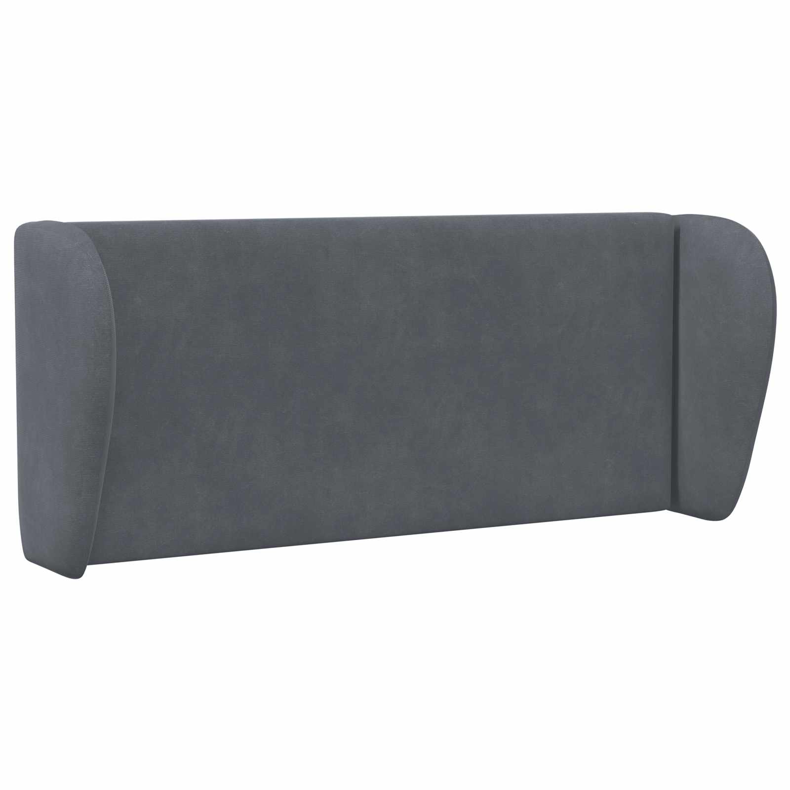 Uši Čela Postele Tmavě Šedá 40 X 23 X 6 Cm Samet