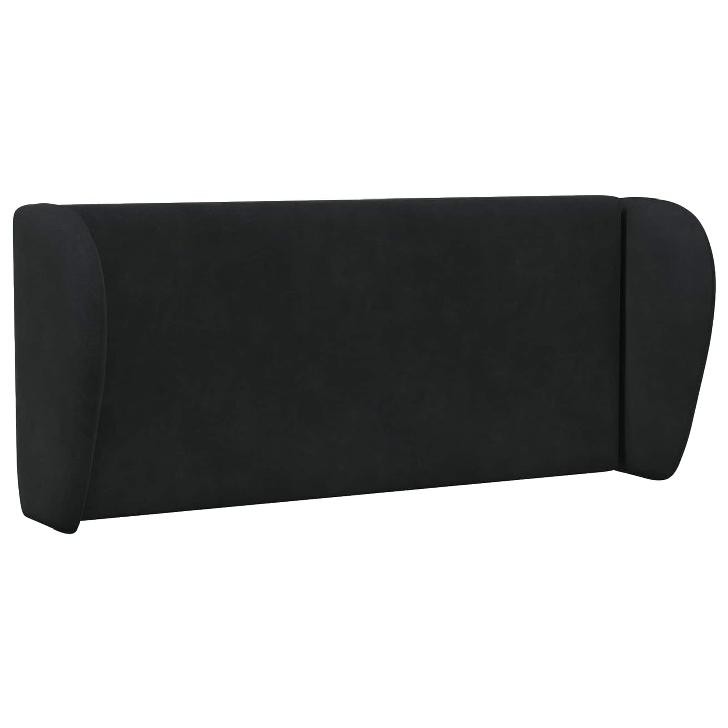 Uši Čela Postele Černá 40 X 23 X 6 Cm Samet