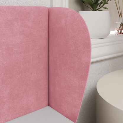 Uši Čela Postele Růžová 40 X 23 X 6 Cm Samet