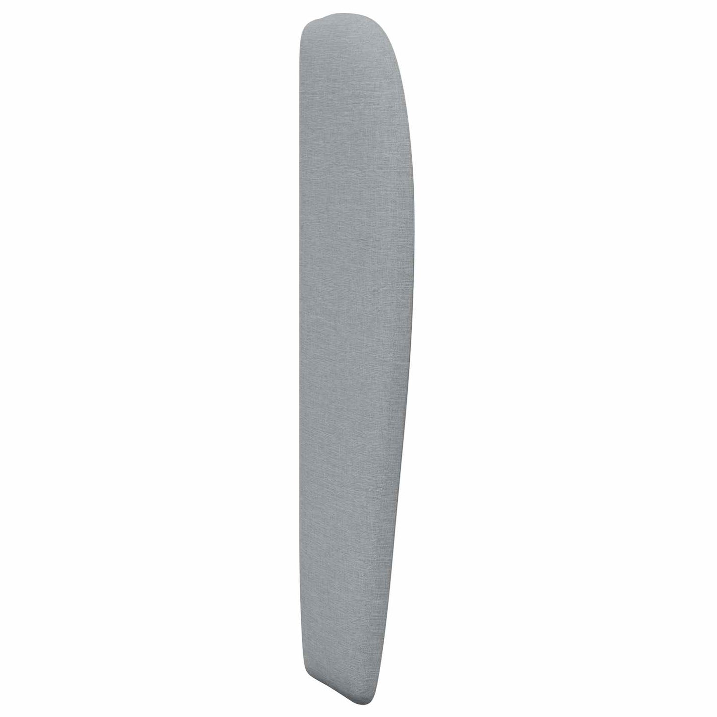 Uši Čela Postele Světle Šedá 80 X 23 X 6 Cm Textil