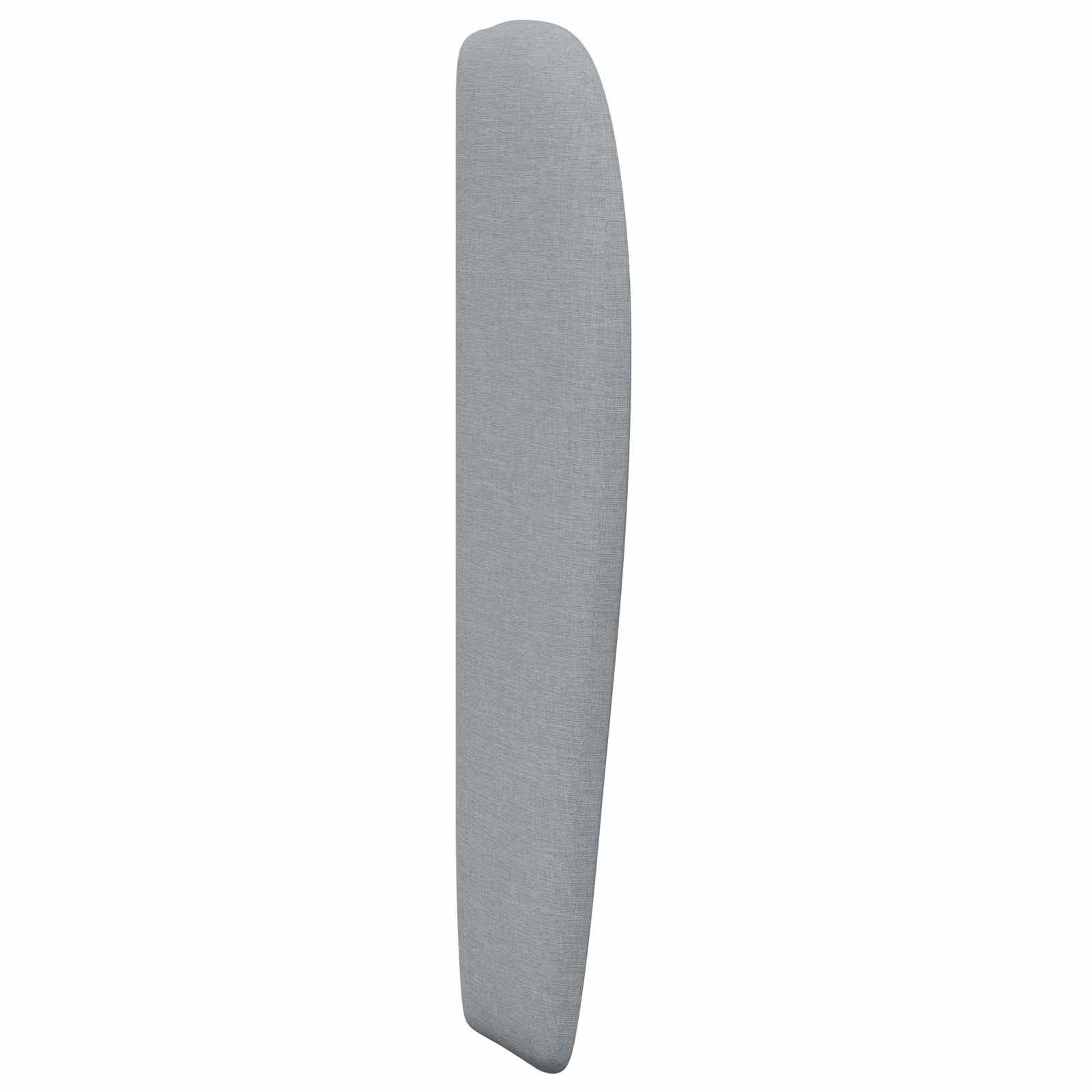 Uši Čela Postele Světle Šedá 80 X 23 X 6 Cm Textil
