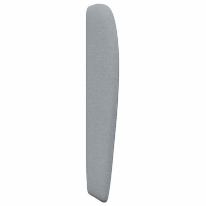 Uši Čela Postele Světle Šedá 80 X 23 X 6 Cm Textil