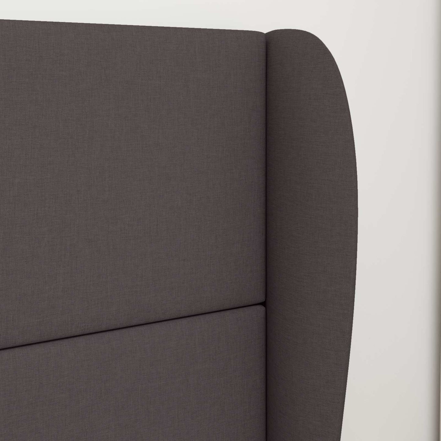 Uši Čela Postele Hnědá 80 X 23 X 6 Cm Textil