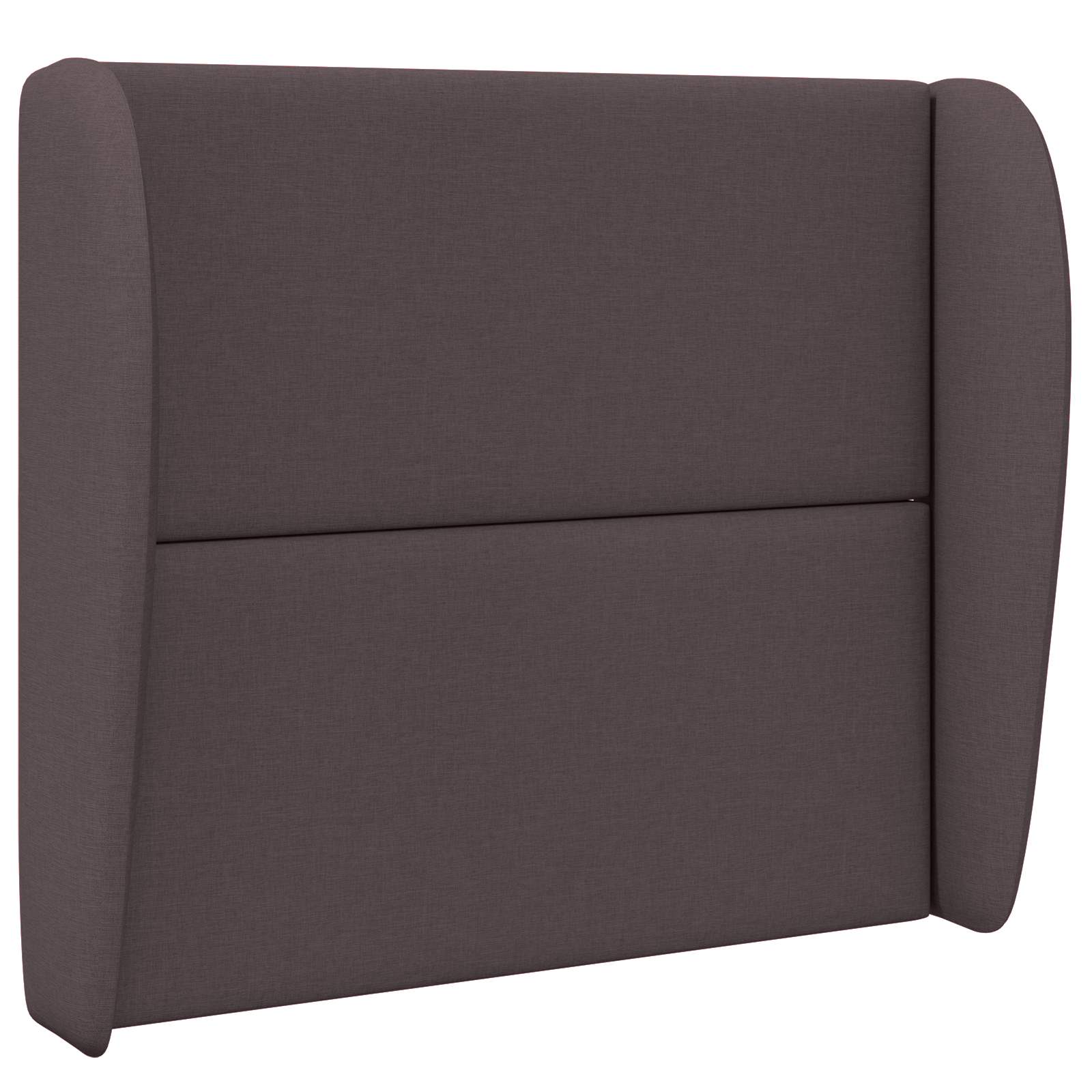 Uši Čela Postele Hnědá 80 X 23 X 6 Cm Textil
