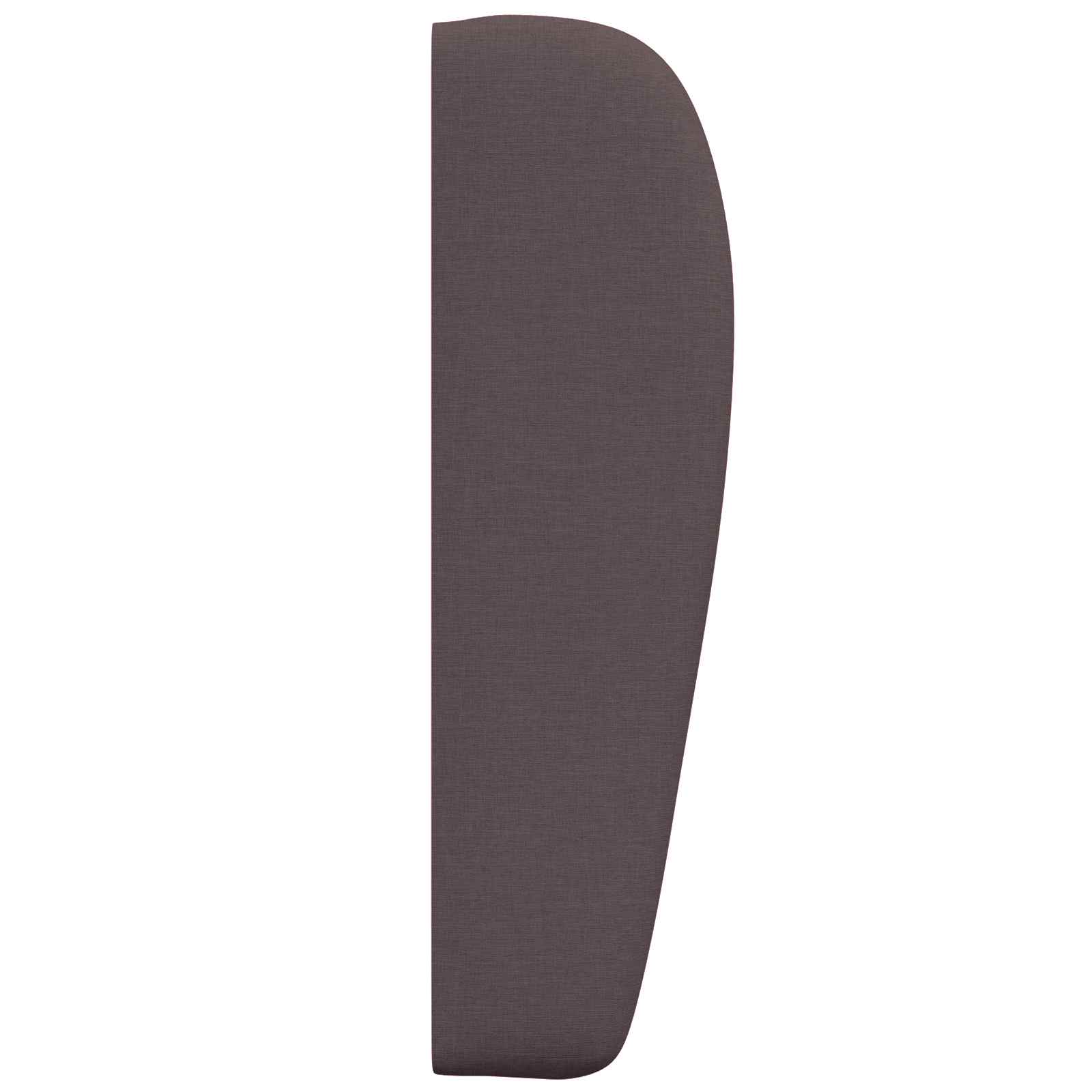 Uši Čela Postele Hnědá 80 X 23 X 6 Cm Textil