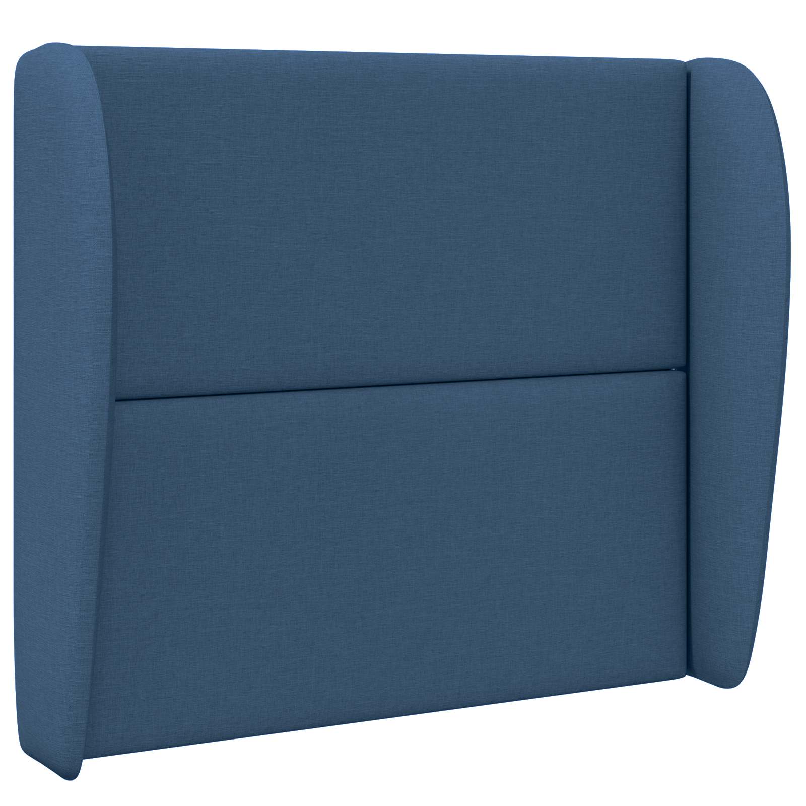 Uši Čela Postele Modrá 80 X 23 X 6 Cm Textil