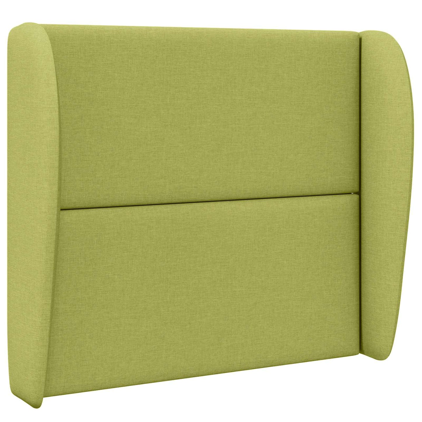 Uši Čela Postele Zelená 80 X 23 X 6 Cm Textil