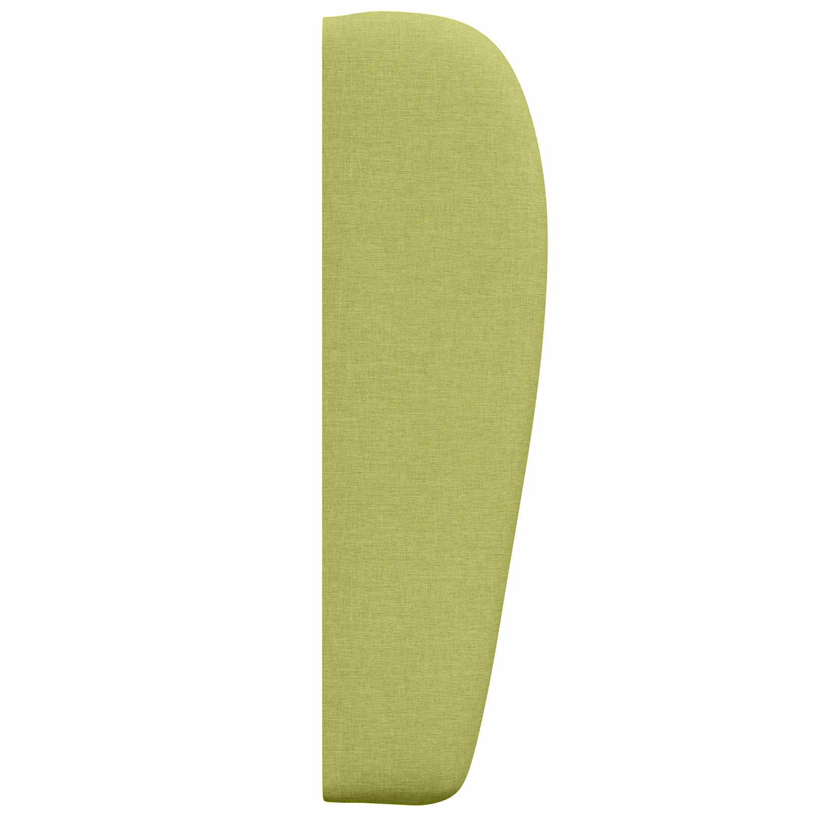 Uši Čela Postele Zelená 80 X 23 X 6 Cm Textil
