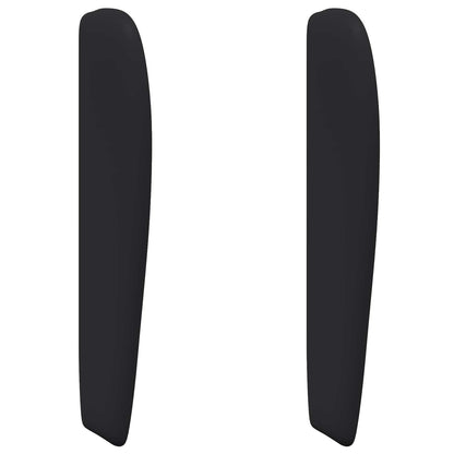 Uši Čela Postele Černá 80 X 23 X 6 Cm Pvc