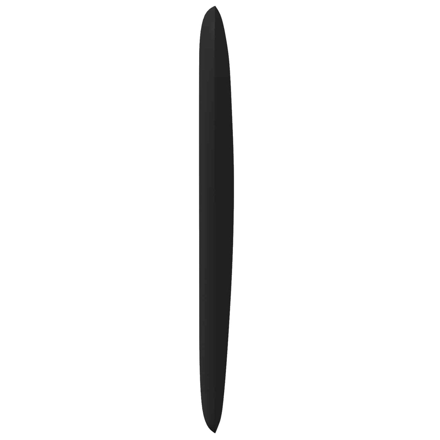 Uši Čela Postele Černá 80 X 23 X 6 Cm Pvc