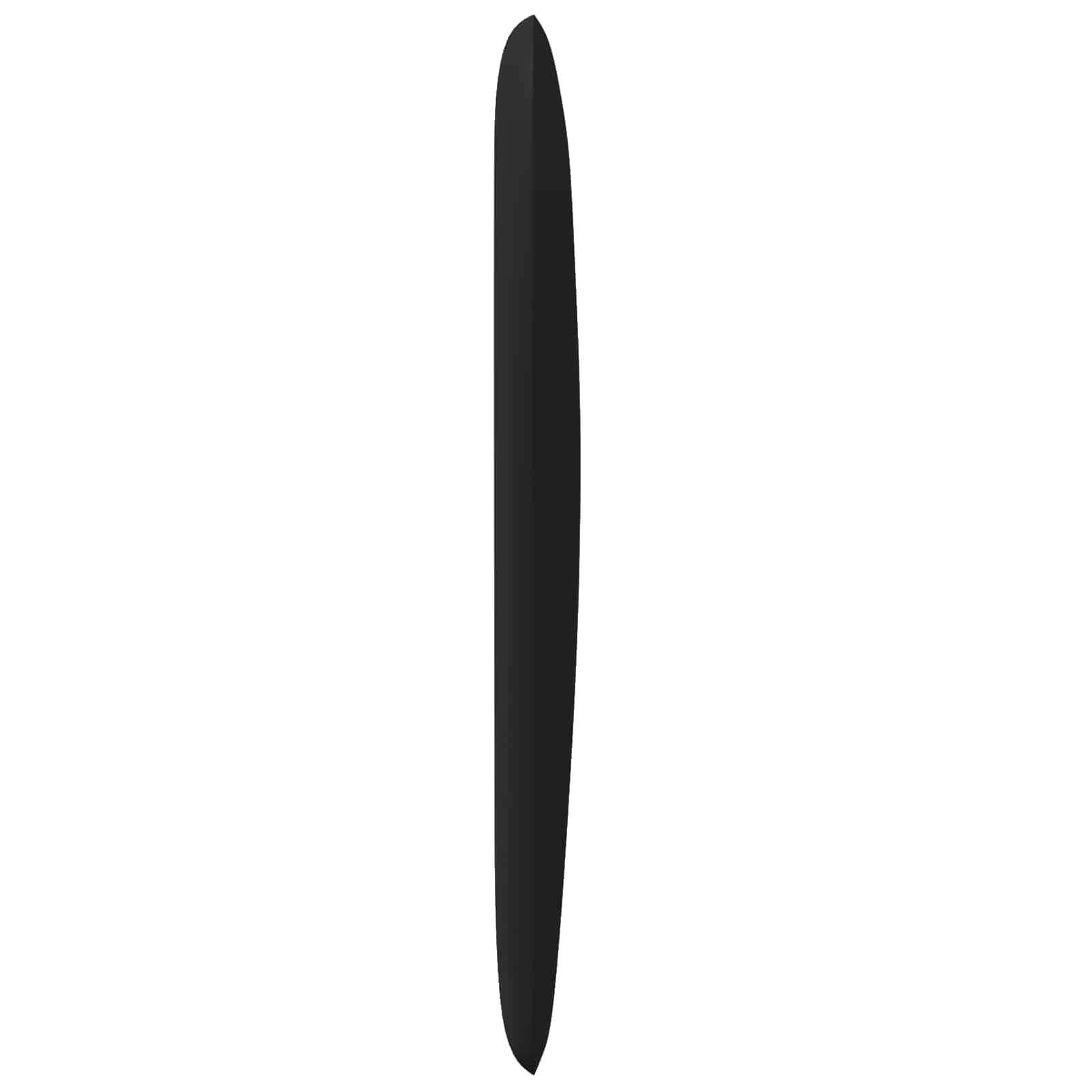Uši Čela Postele Černá 80 X 23 X 6 Cm Pvc