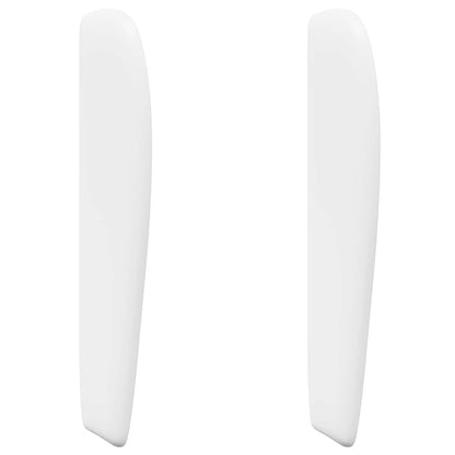 Uši Čela Postele Bílá 80 X 23 X 6 Cm Pvc