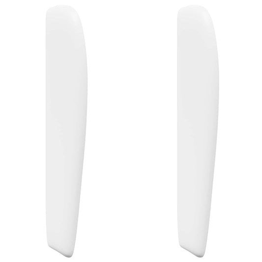 Uši Čela Postele Bílá 80 X 23 X 6 Cm Pvc