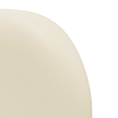 Uši Čela Postele Krémová 80 X 23 X 6 Cm Pvc
