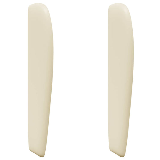 Uši Čela Postele Krémová 80 X 23 X 6 Cm Pvc