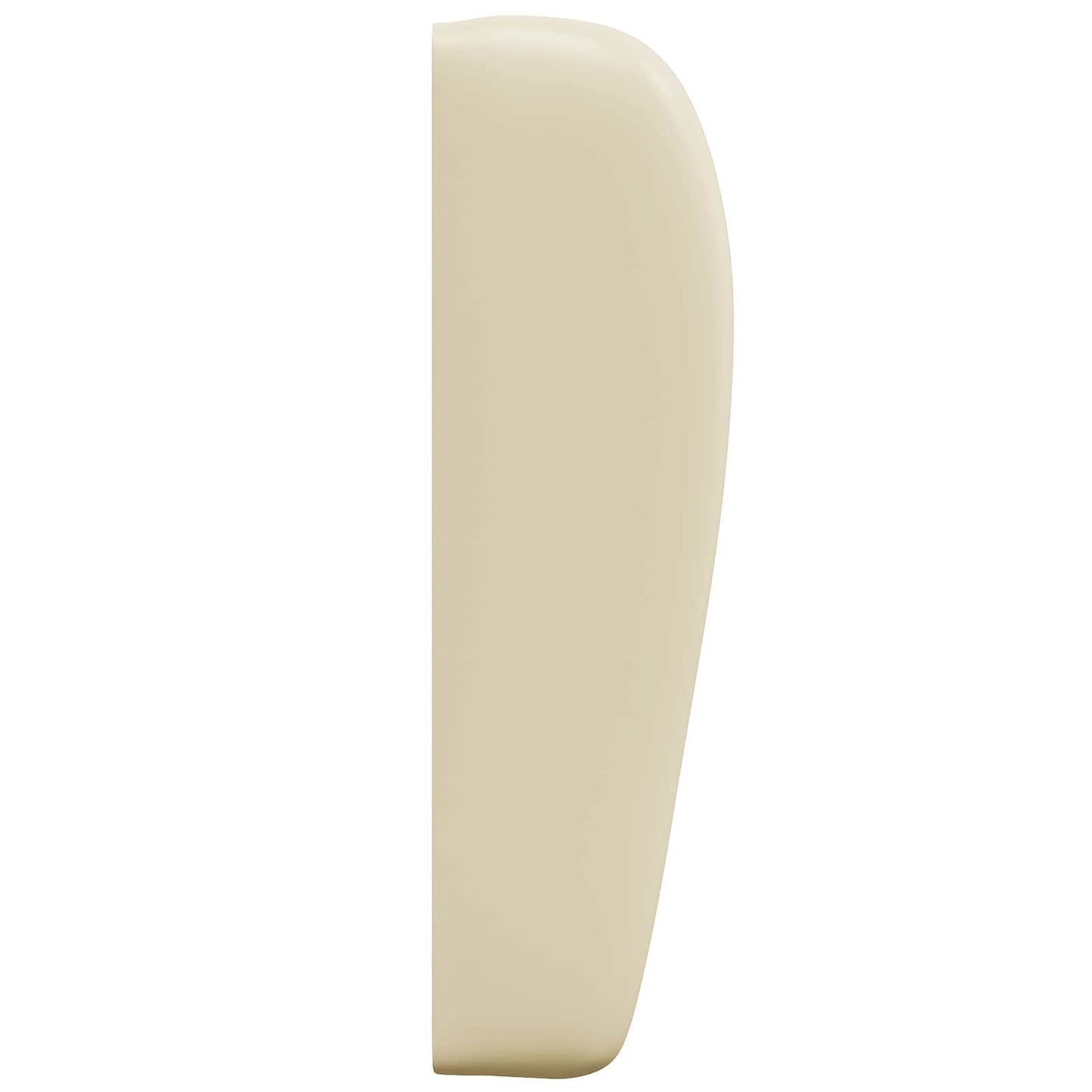 Uši Čela Postele Krémová 80 X 23 X 6 Cm Pvc
