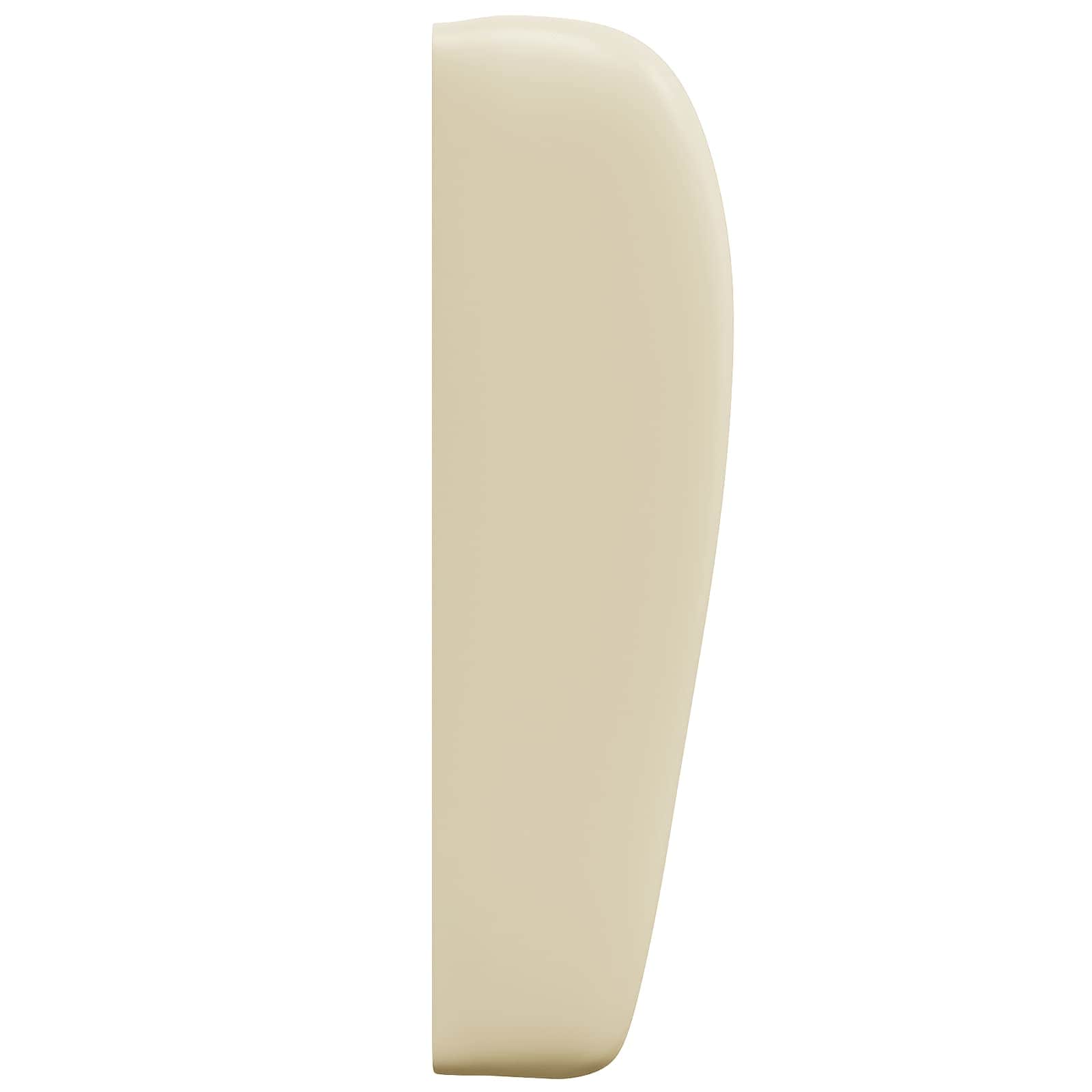 Uši Čela Postele Krémová 80 X 23 X 6 Cm Pvc
