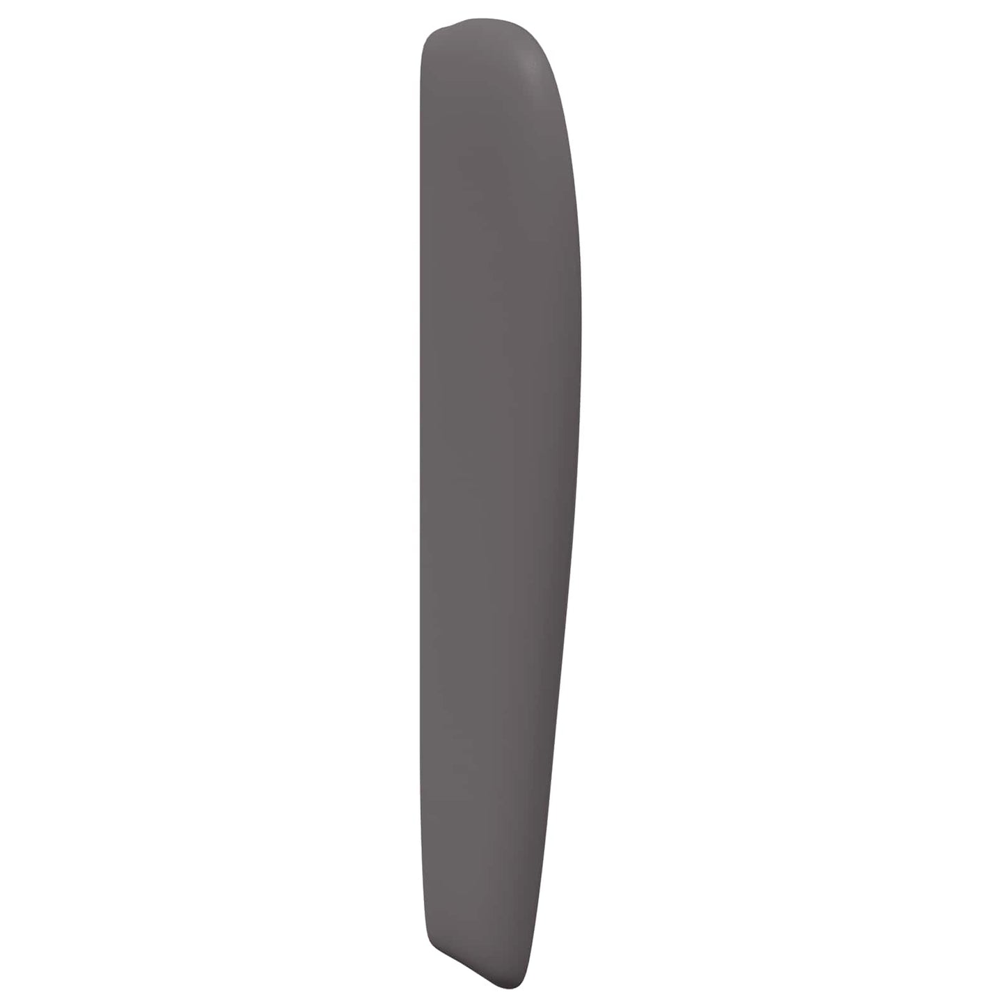 Uši Čela Postele Tmavě Šedá 80 X 23 X 6 Cm Pvc