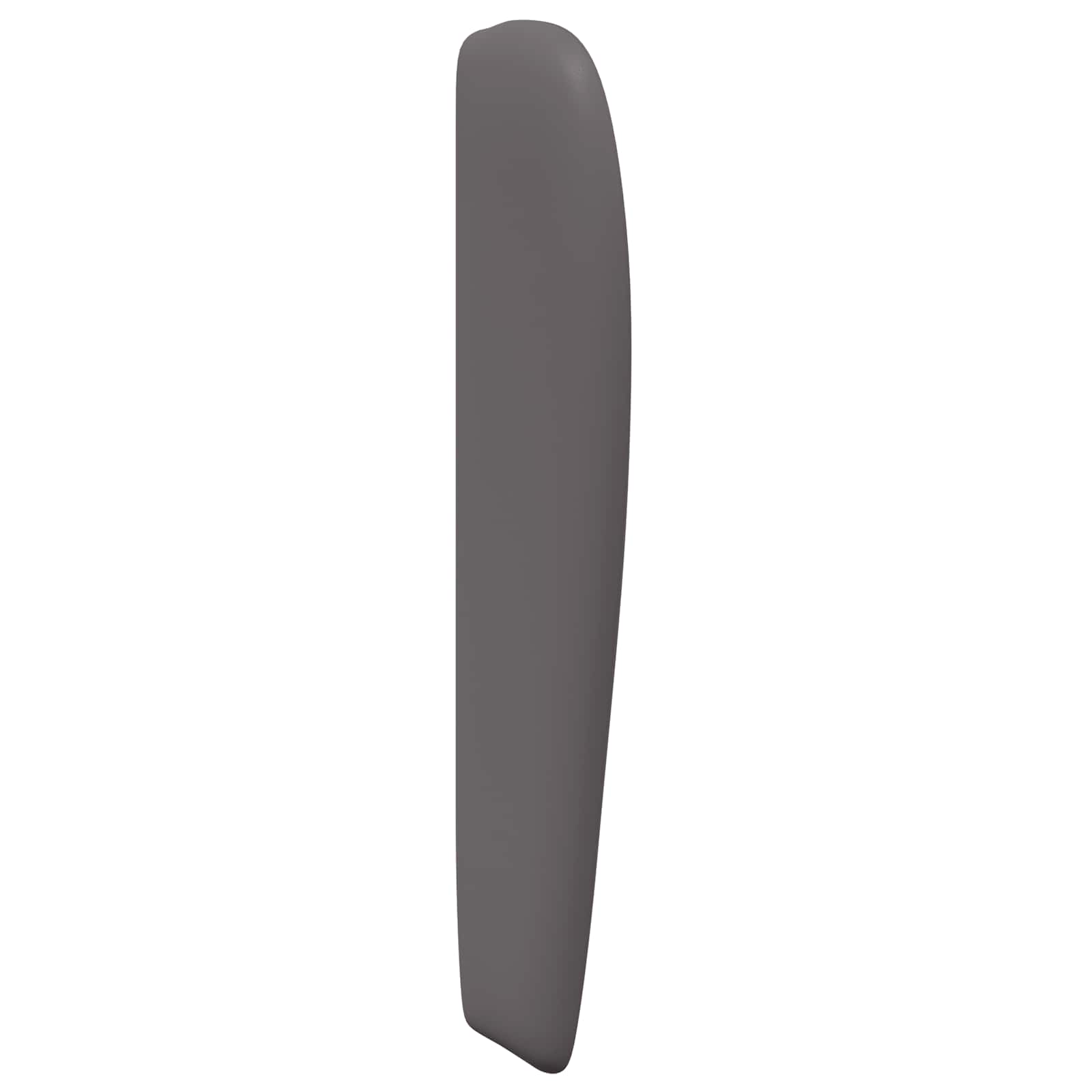 Uši Čela Postele Tmavě Šedá 80 X 23 X 6 Cm Pvc