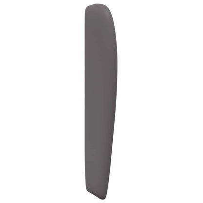 Uši Čela Postele Tmavě Šedá 80 X 23 X 6 Cm Pvc