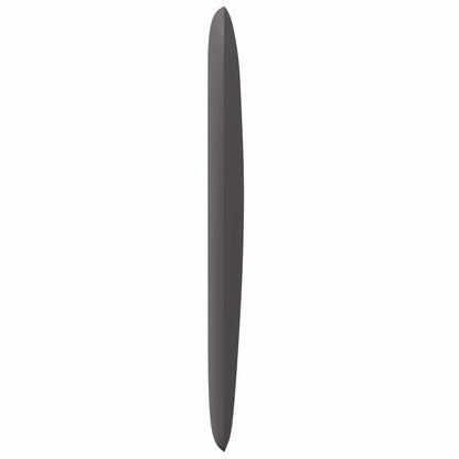 Uši Čela Postele Tmavě Šedá 80 X 23 X 6 Cm Pvc