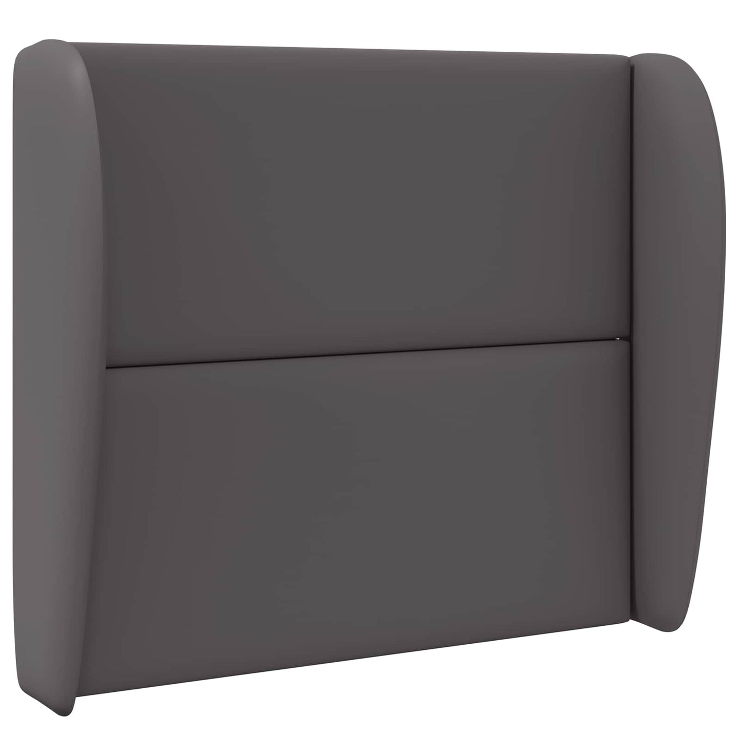 Uši Čela Postele Tmavě Šedá 80 X 23 X 6 Cm Pvc
