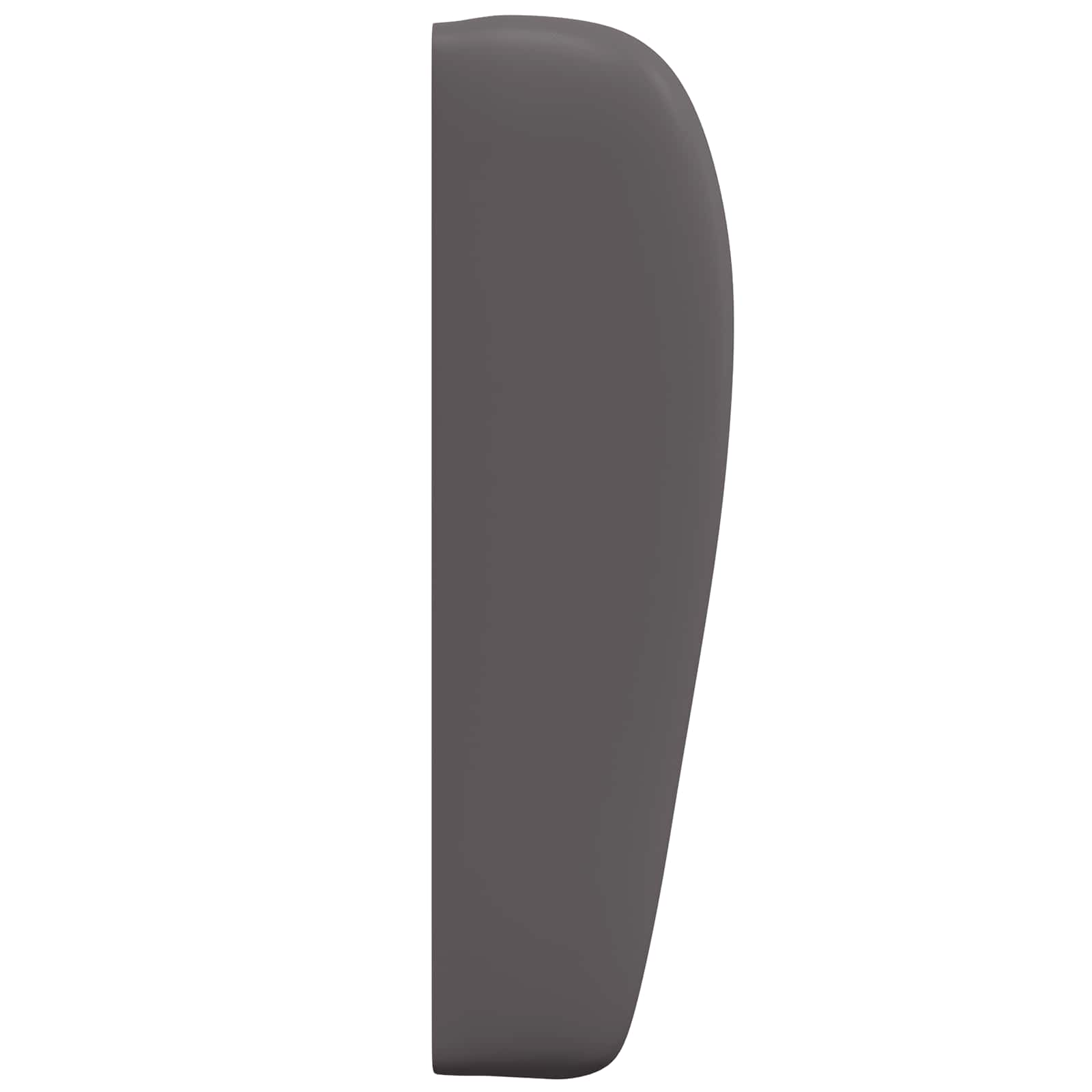 Uši Čela Postele Tmavě Šedá 80 X 23 X 6 Cm Pvc