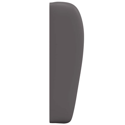 Uši Čela Postele Tmavě Šedá 80 X 23 X 6 Cm Pvc