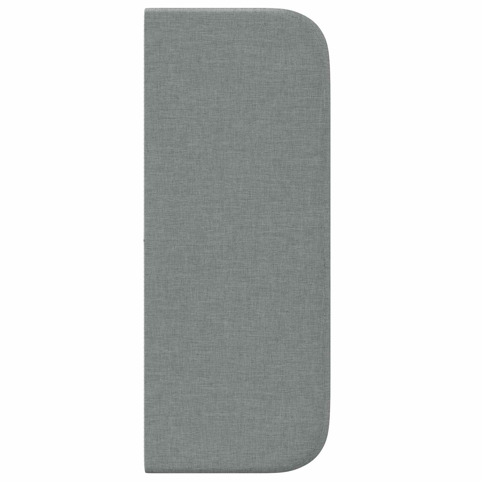 Uši Čela Postele S Čelo Šedá 40,5 X 40,5 X 4 Cm Textil