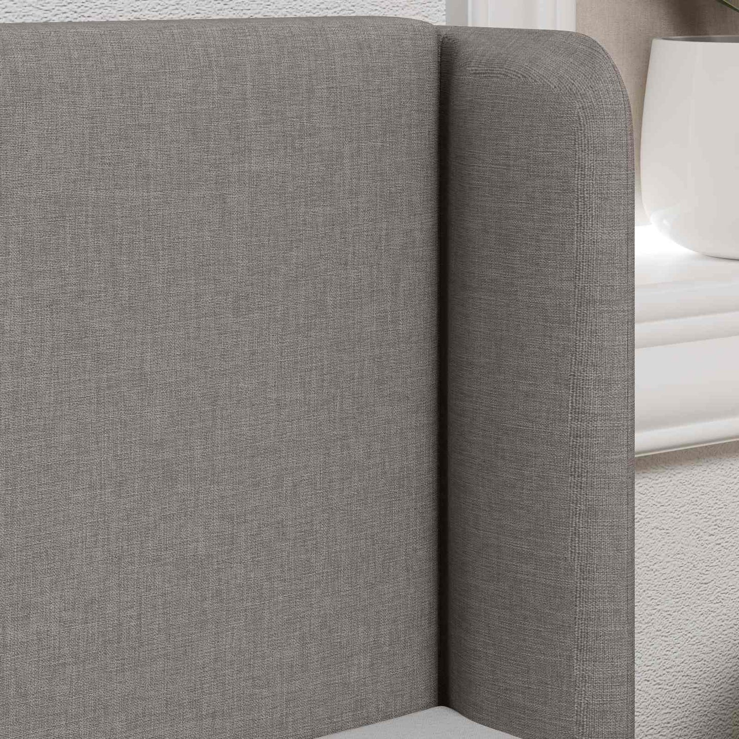 Uši Čela Postele Taupe 40,5 X 40,5 X 4 Cm Textil