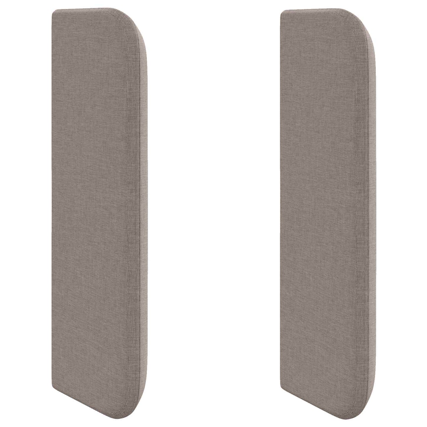 Uši Čela Postele Taupe 40,5 X 40,5 X 4 Cm Textil