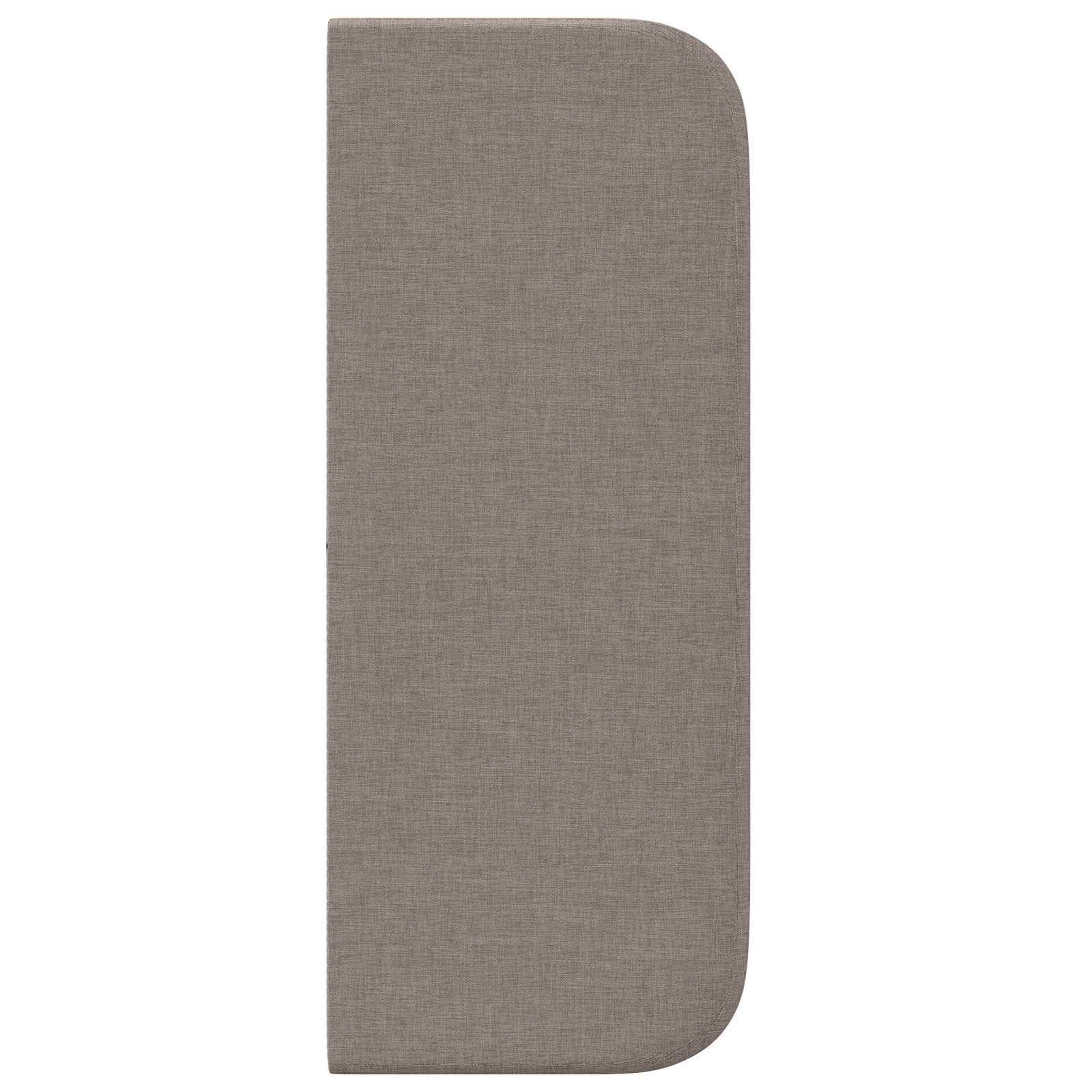 Uši Čela Postele Taupe 40,5 X 40,5 X 4 Cm Textil