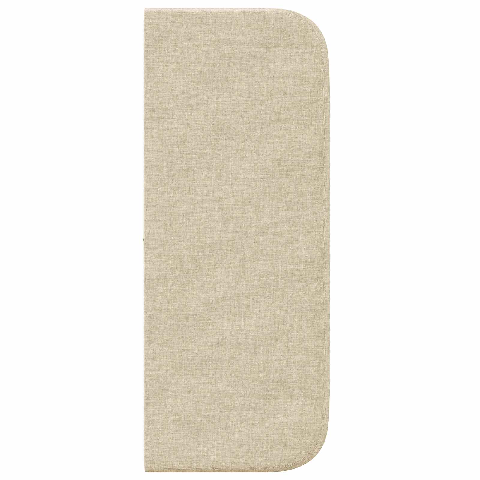 Uši Čela Postele Krémová 40,5 X 40,5 X 4 Cm Textil