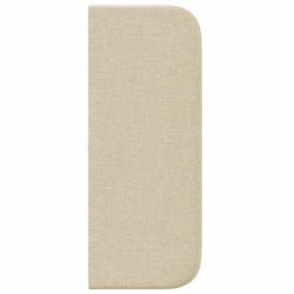 Uši Čela Postele Krémová 40,5 X 40,5 X 4 Cm Textil