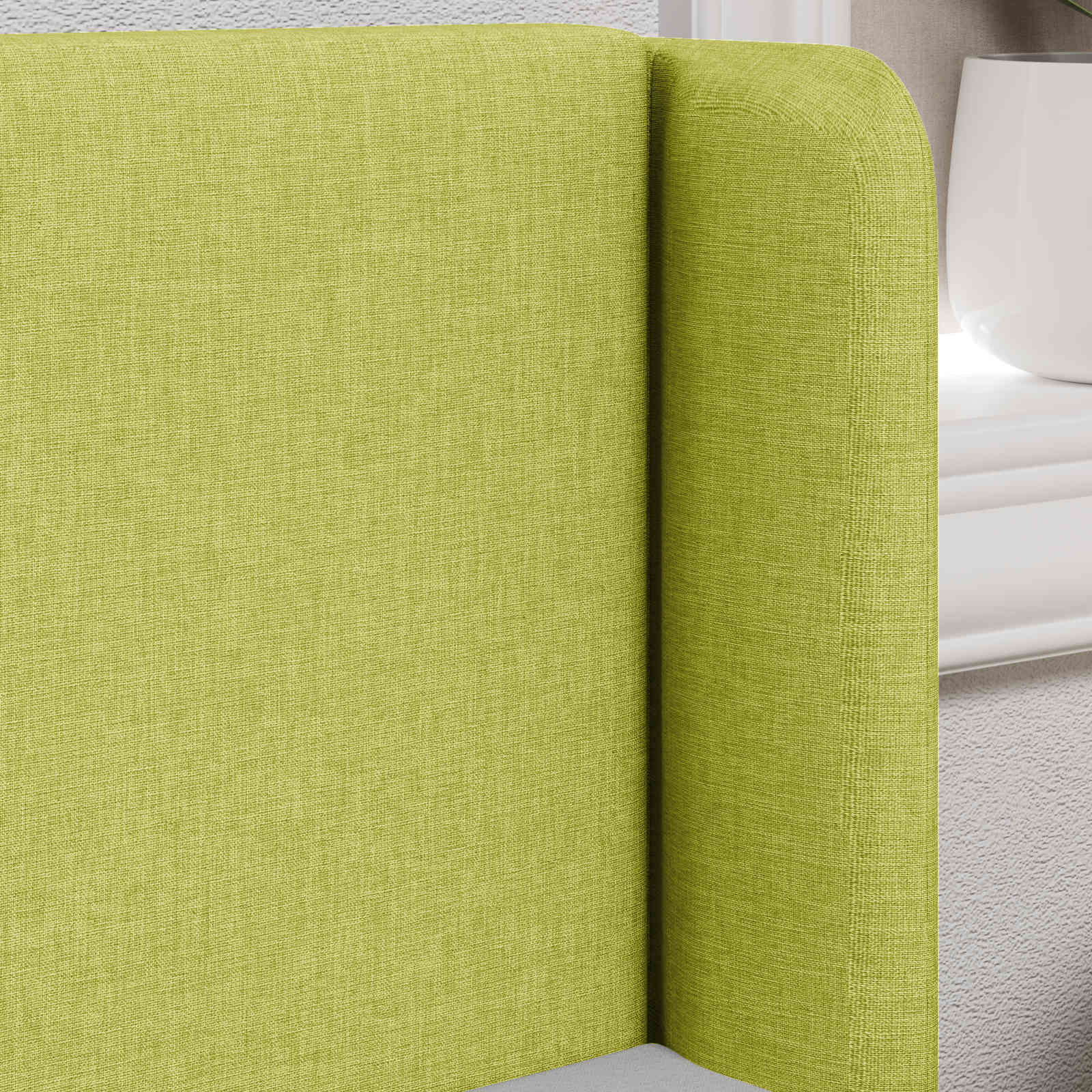 Uši Čela Postele Zelená 40,5 X 40,5 X 4 Cm Textil