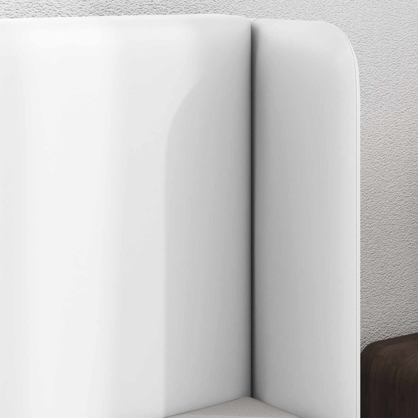 Uši Čela Postele Bílá 40,5 X 40,5 X 4 Cm Pvc