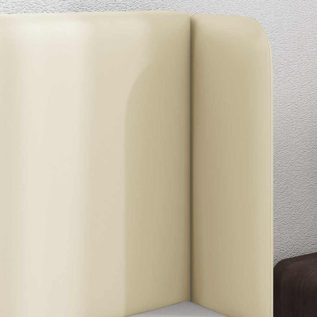 Uši Čela Postele Krémová 40,5 X 40,5 X 4 Cm Pvc