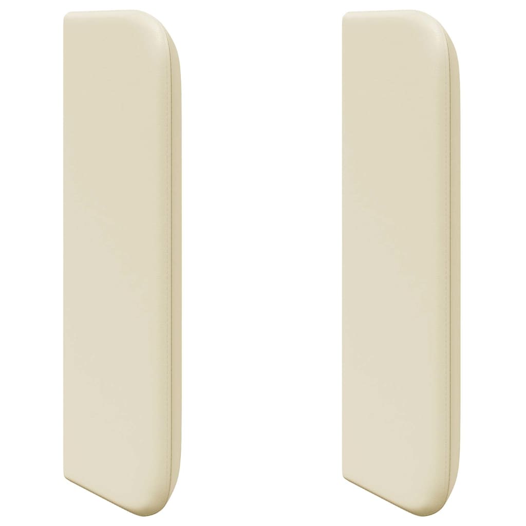 Uši Čela Postele Krémová 40,5 X 40,5 X 4 Cm Pvc